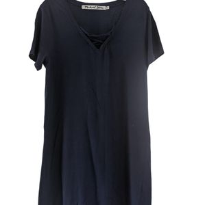 Michael Stars Navy Cotton Short Dress. XS